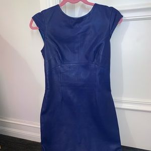 💙💙BLUE LEATHER DRESS💙💙